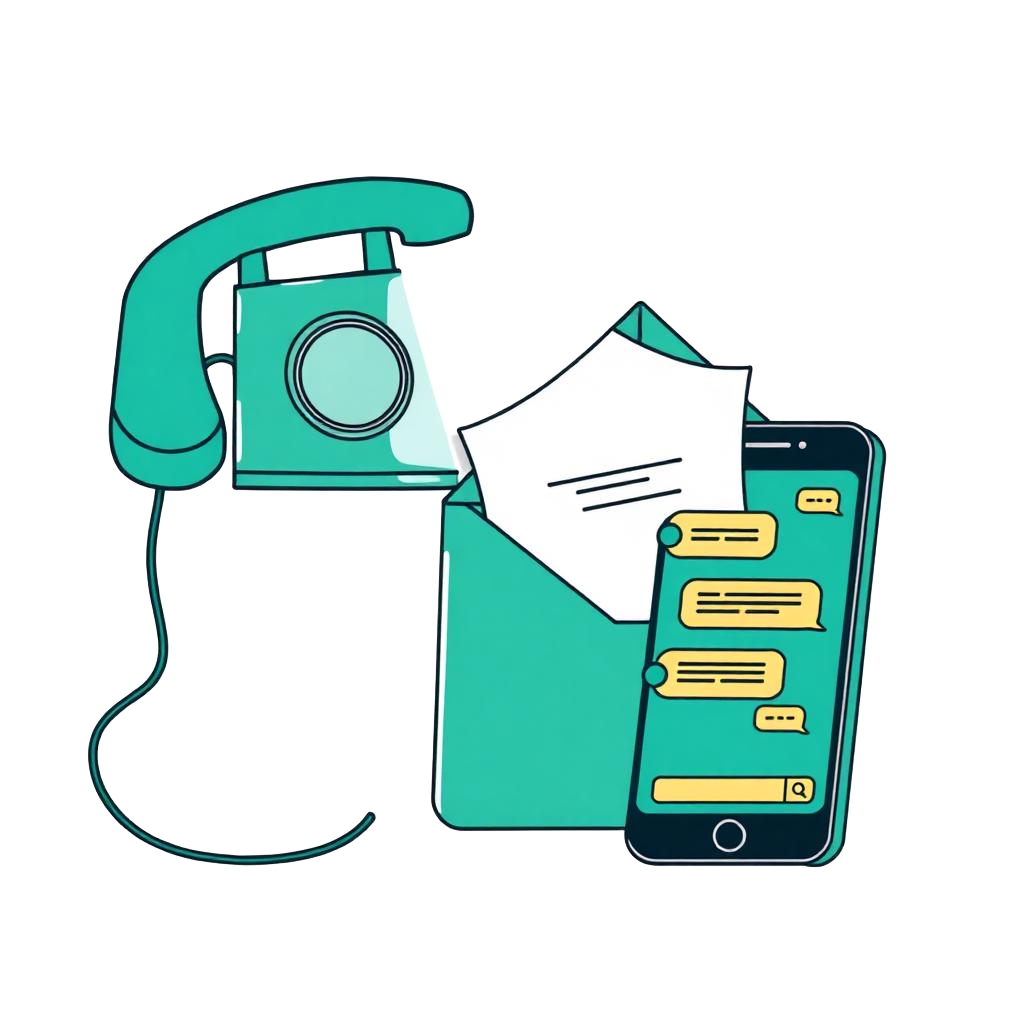 Contact illustration